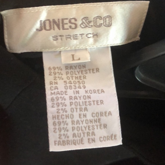 Jones and co stretch zip up basic - Picture 2 of 4